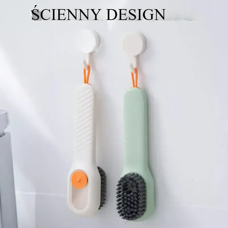 Wielofunkcyjna szczotka do czyszczenia z miękkim włosiem, płynna szczotka do butów, szczotka do ubrań, szczotka do czyszczenia butów i odzieży, szczotka do czyszczenia butów