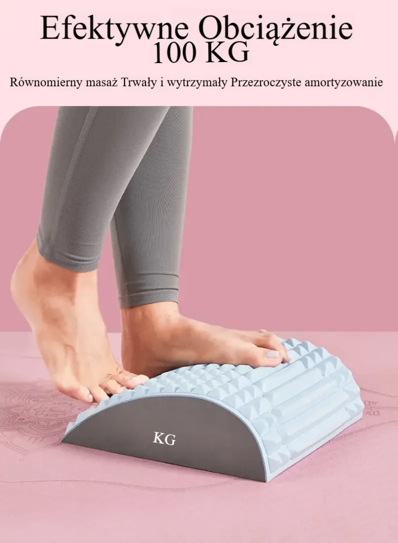 Poduszka do rozciągania pleców: masażer, podparcie lędźwiowe i korektor postawy. Ulga w bólu szyi, rwie kulszowej i przepuklinie dysku.